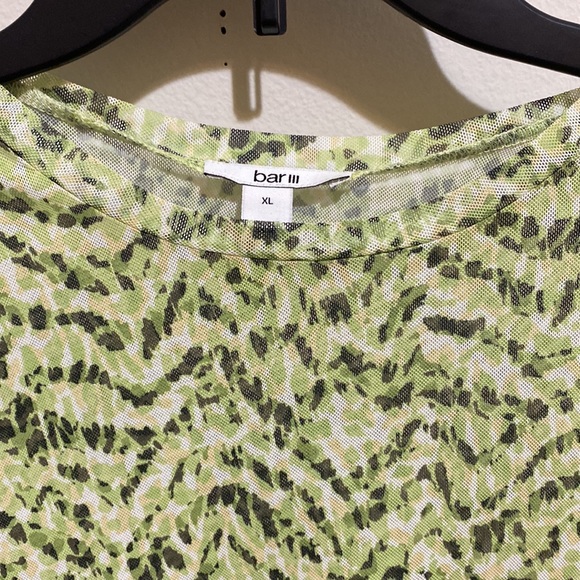 BarIII Sheer Long Sleeve Crop - Picture 2 of 5